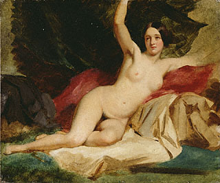 Female Nude in a Landscape by William Etty.